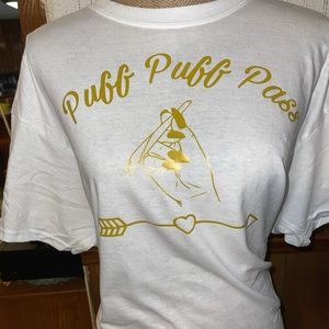 Puff Puff Pass Gold Tee M